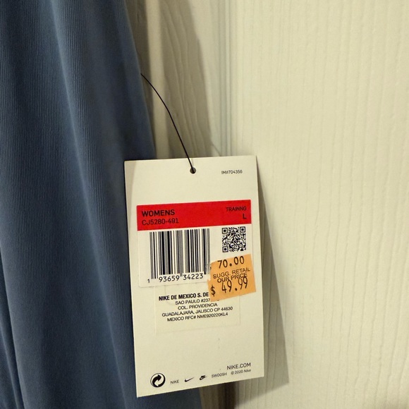 Nike Women's Slate Blue Romper - Picture 2 of 2